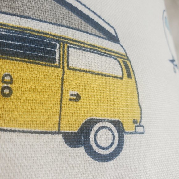 Vintage Handmade Camper Placemats 4pc set Retro RV Print Canvas Cotton Cottagey - Picture 6 of 6